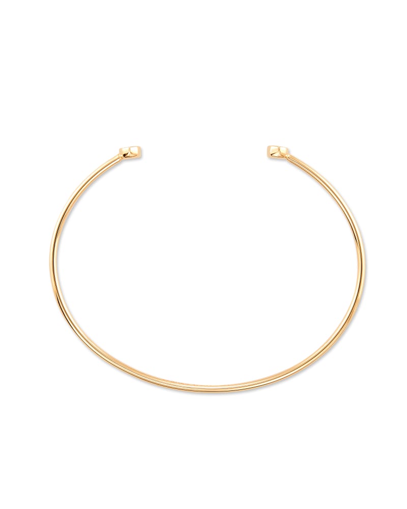Marisa 14k Yellow Gold Cuff Bracelet in Black Diamond image number 1